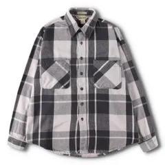 古着 80~90年代 セントジョンズベイ STJOHN'S BAY BIG MAC FLANNEL 長袖 フランネルチェックシャツ USA製 メンズL相当/evb032264