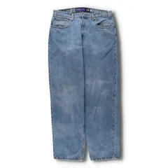 古着 90年代 リーバイス Levi's 570-0891 SILVER TAB シルバータブ BAGGY バギー テーパードデニムパンツ USA製 メンズw35相当/evb032612