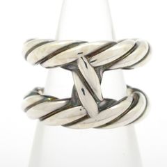 FOXEY(フォクシー) ブローチ - クリア×オレンジ×シルバー ライン