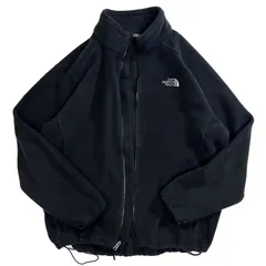 US企画 THE NORTH FACE ザ ノースフェイス ジップアップ フリースジャケット MEN'S XL BLACK ブラック 刺繍ロゴ 肉厚 ヘビーウェイト ライトアウター メンズ 2011年製  10s ライトアウター ノームコア p25113401