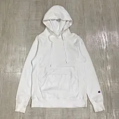定番 Champion Reverse Weave チャンピオン 復刻 トリコ タグ リバースウィーブ スウェット フーディー ホワイト パーカー SIZE M 610