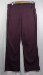 L (77) オリーブグリーン バーガンディ 起毛 イージーパンツ