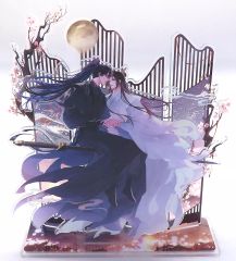 [중고] 아크릴 스탠드 아크릴 패널 묵연 & 초 만녕 아스카 새 경심 시리즈 아크릴 스탠드 [니가와 타적 백 고양이 사존 (허스키와 그의 백 고양이 사존)]