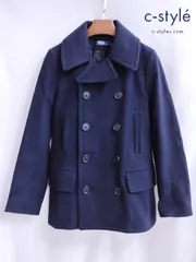 V283 [未使用品] POLO RALPH LAUREN ポロラルフローレン ピーコート 0 ネイビー レディース | Q★