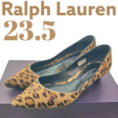 ラルフローレン  Ralph Lauren ハラコ　ヒョウ柄　ローヒール　パンプス　23.5cmのサムネイル