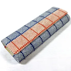 クラッチバッグ 和装バッグ 正絹 ドット柄 紺 朱 抹茶 ビンテージ着物 kimonolove【未使用品 新古品】B-0278