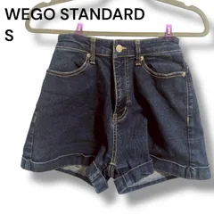 a1393 デニムショートパンツ Sサイズ 濃紺 ハイウエスト