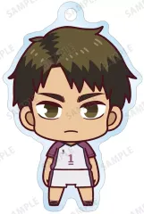 【中古】キーホルダー 牛島若利 「ハイキュー!! トレーディング ちょこんと！ アクリルキーホルダー ver.B」