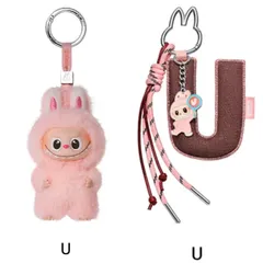 ラブブ イニシャル U ペンダント&チャームセット THE MONSTER PIN FOR LOVE POP MART【新品】