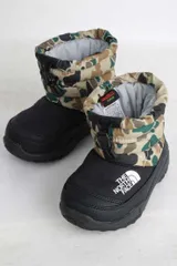 ザ ノースフェイス THE NORTH FACE Nuptse ヌプシ ブーティ スノーブーツ【16cm】【古着】【中古】【キッズ】【子供】Kids アメカジ アウトドア キャンプ 登山 遊び 冬 雪 防寒ブーツ キッズ 迷彩 ダックカモ NFJ51981
