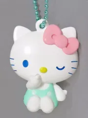 【中古】キーホルダー ハローキティ 「サンリオキャラクターズ ぺたんこマスコット teamふぁんしー」