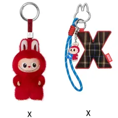 ラブブ イニシャル X ペンダント&チャームセット THE MONSTER PIN FOR LOVE POP MART【新品】