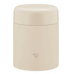 象印 スープジャー 400ml 大きめ茶碗サイズ 【おいしく保温・保冷】 お弁当 広口 ベージュ SW-KA40-CM 1