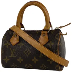 ルイ・ヴィトン Louis Vuitton ミニ スピーディ ショッピング 手提げ 2WAY ショルダーバッグ ハンドバッグ モノグラム ブラウン M41534 レディース 【中古】