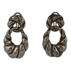 ティファニー TIFFANY&Co. ツイスト ロープ イヤリング リングコンビ イヤリング シルバー925 750 シルバー ゴールド レディース 【中古】