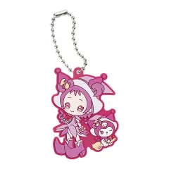【中古】キーホルダー おんぷ×クロミ 「おジャ魔女どれみ×サンリオキャラクターズ スペシャルラバーマスコット3」