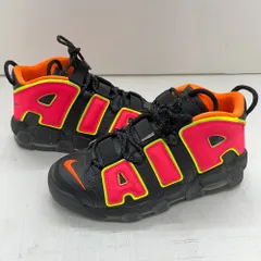 06w16259 NIKE AIR MORE UPTEMPO スニーカー 917593002 ブラック×ピンク 26.5cm【中古品】