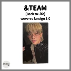 【トレカ1枚】&TEAM NICHOLAS ニコラス weverse fansign 1.0 Back to Life