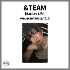 【トレカ1枚】&TEAM YUMA ユウマ weverse fansign 1.0 Back to Life