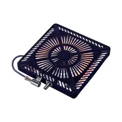 メトロ電気工業 こたつ ヒーター 取替えヒーター ファン付き U字型石英管ヒーター MSU-501H(KB)e