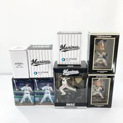 千葉ロッテマリーンズ コレクション フィギュア セット ボブルヘッド 今江選手 他 未使用まとめ売り