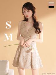 ベージュ [DE4311-BE-2509]XSサイズあり【DEA./ディア】フリンジ