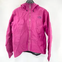 THE NORTH FACE ザノースフェイス レディース XL ナイロンジャケット ピンク フード付き シェル 防水 アウトドア 目立った傷や汚れなし