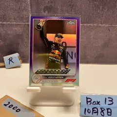 2022 Topps Chrome  Max Verstappen 194/399 Red Bull Racing Honda Purple Refractor Parallel Grand Prix Winners Abu Dhabi 2021 カード