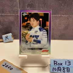 2022 Topps Chrome  Yuki Tsunoda 150/399 Scuderia AlphaTauri Purple Refractor Parallel カード