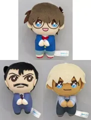 【中古】キーホルダー 全3種セット ぴょこともマスコット“コナン＆小五郎＆安室”(EX) 「名探偵コナン」
