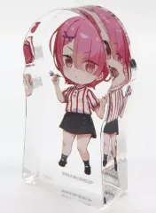 【中古】アクリルスタンド・アクリルパネル ラム 「Re：ゼロから始める異世界生活×ラウンドワン オリジナルアクリルブロック」