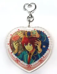 【中古】キーホルダー 朱桜司 「あんさんぶるスターズ!! 情人節(バレンタイン) 流砂アクリルキーホルダー Cグループ」 中国限定
