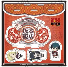 【中古】アクリルスタンド・アクリルパネル 南雲与市＆神々廻＆大佛 描き起こしミニアクリルジオラマ 「SAKAMOTO DAYS×TOWER RECORDS CAFE(2025年)」