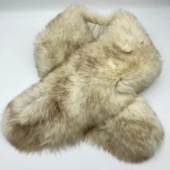 SAGA FOX サガフォックス ショール ティペット ファー ストール マフラー ベージュ 成人式 毛皮 和装 レディース SG381-18