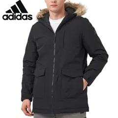 新品　アディダス adidas メンズ 中綿コート M PAVE FUR パーカーコート 防寒着　ブラック IX8888