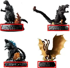 ※訳あり※ ゴジラ HG D+ゴジラ01 × 全4種セット 特撮 キングギドラ フィギュア コンプリート ガチャ ガチャガチャ カプセルトイ GODZILLA 1954 2016 2019 KING GHIDORAH