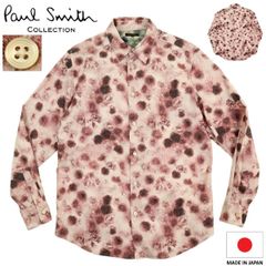 ポールスミス Paul Smith ローズ総柄 長袖シャツ Lサイズ プリント