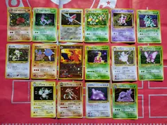 ポケモンカード わるいダグトリオ、わるいゴルバット、ドーブル、カポエラー、エアームド、キレイハナ、リザードン、メガニウム、バリヤード、ニドクイン、プクリン、モルフォン、レアコイル、カブトプス、メタモン、ベトベトン 旧裏キラ16枚 まとめ売り
