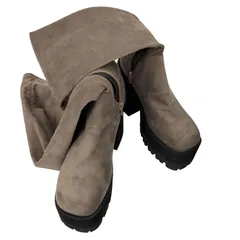 エモダ EMODA 22AW スクエア タンク ロングブーツ レディース  L