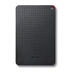 BUFFALO 내충격 일본제 USB3.1(Gen1) 휴대용 SSD 960GB [HDD보다 빠르다/강하다] SSD-PL960U3-BK/N