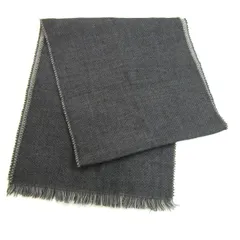 ジョルジオアルマーニ マフラー ストール イタリア製 ウール ブランド メンズ ブラック GIORGIO ARMANI 【中古】