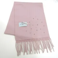 フルラ ストール 未使用 カシミヤ スワロフスキー マフラー ブランド レディース ピンク Furla