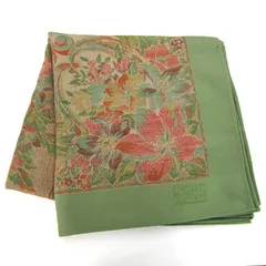 ルチアーノソプラーニ ストール ショール ウール 花柄 ブランド レディース グリーン LUCIANO SOPRANI 【中古】