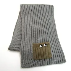 ユニクロ アニヤハインドマーチ マフラー ストール ブランド レディース グレー UNIQLO 【中古】