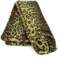 スポーツマックス ファーマフラー ストール レオパード イタリア製 マックスマーラ ブランド レディース ブラウン SPORTMAX 【中古】