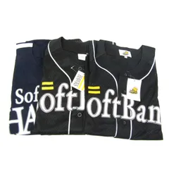 福岡ソフトバンクホークス ユニフォームシャツ 3点セット 未使用有 鷹の祭典 野球 応援 グッズ まとめて メンズ 【中古】