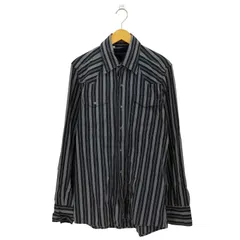 D&G (ドルチェ＆ガッバーナ)レディース　長袖デザインブラウス　【38】　美品 DOLCE&GABBANA（ドルチェ & ガッバーナ） ドルガバ シルクブラウス 40