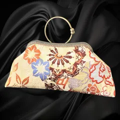 【No.641】着物リメイクバッグ、和風オリジナルバッグ、着物ショルダーバッグ