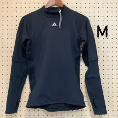 メンズ長袖 テックフィット CR LS TシャツMブラック（HY3811）