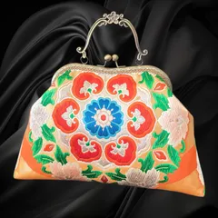 【No.648】着物リメイクバッグ、和風オリジナルバッグ、着物ショルダーバッグ